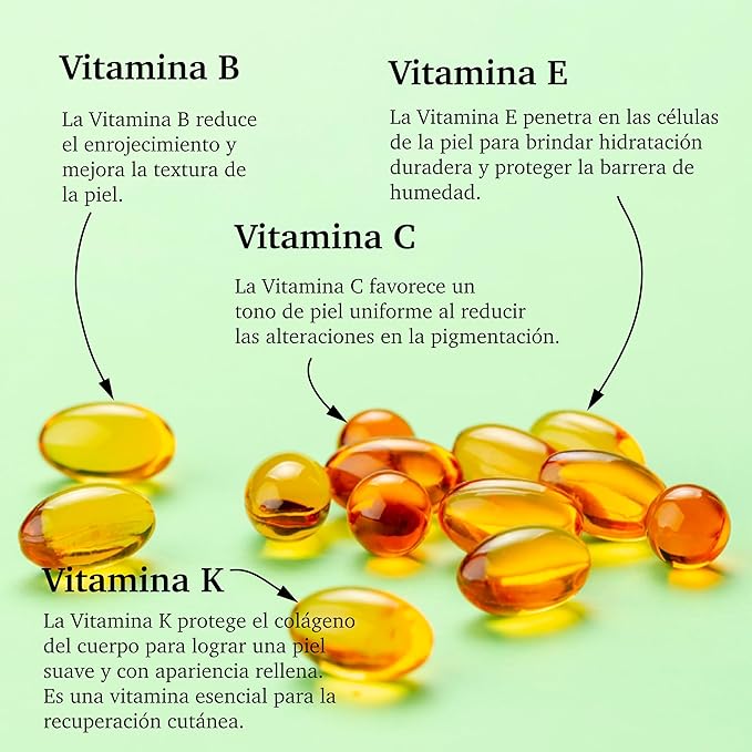 MADE IN USA NATURAL MULTI VITAMIN Facial Serum for Retexturizing Glowing Healthy Face Skin Antioxidants with Vitamin B C E K Concentration 30ml 1 fl oz - PURIFECT - Non Irritating Formula