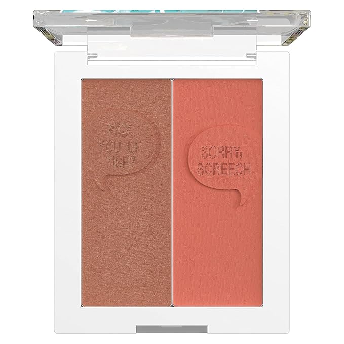 wet n wild Saved By The Bell Highlighter & Illuminator Duo, Radiant Shimmer Face Palette, Ultra-Reflective Micro-Pearls, Buildable Powder Formula, Cruelty-Free Makeup β Nerd Alert