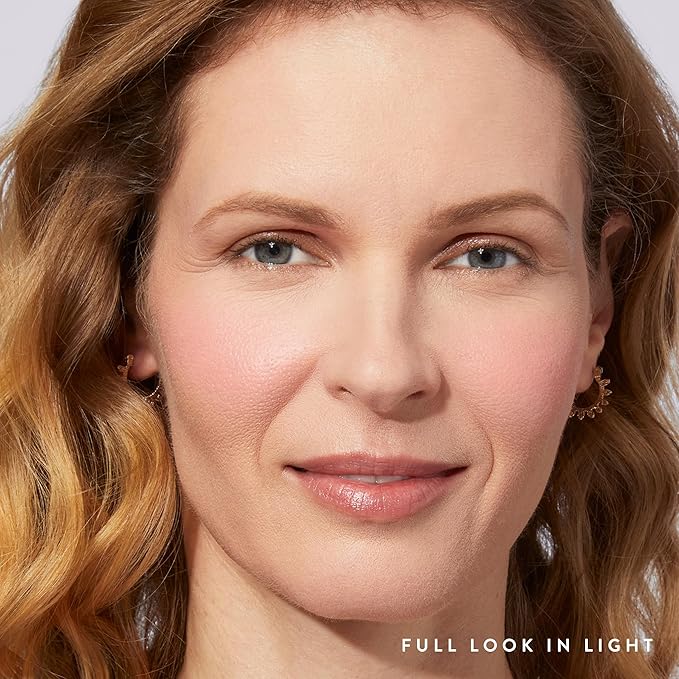 LAURA GELLER NEW YORK 40+ Club Blush-n-Balance 3pc Kit: Baked Balance-N-Brighten Color Correcting Foundation, Light + Retractable Kabuki Brush + Baked Blush-N-Brighten, Tropic Hues