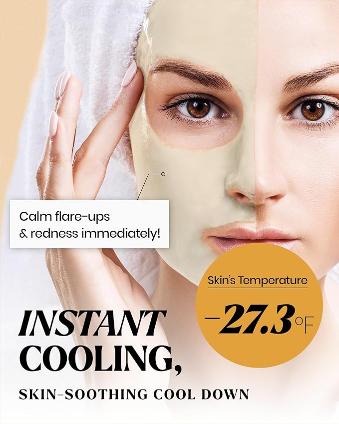LINDSAY Premium Modeling Pack - Korean Skin Care Face Modeling Mask β Refreshing & Hydrating Face Mask Spa Facial Peel-off Mask (35.2 Ounce, Gold)