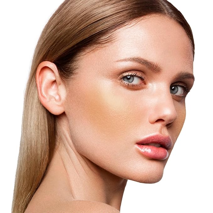 Armaf Beauté Glimmer: Jelly Highlighter - Makeup Highlighter for Natural Radiance, One Stroke Glow | Versatile Face Highlighter Bronze