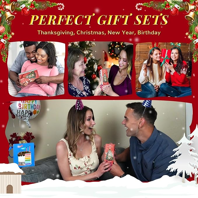 ANAI RUI 3 Pack Face Mask Gift Set,Christmas Facial Mask Set,Turmeric Clay Mask - Green Tea Mud Mask - Dead Sea Minerals Mud Mask Stocking Stuffers for Women &Teen Girl 2.5 oz each