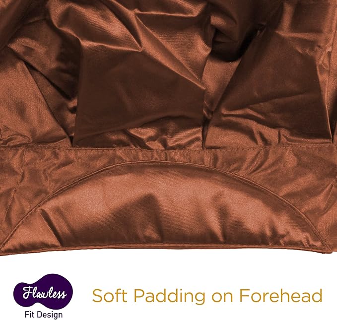 DONNA Silky Padded Braid Cap Braids, Twist, Locs or Ponytails Soft Satin Elastic Band Braid Bonnet for Sleeping