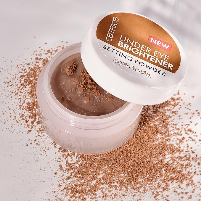 Catrice | Under Eye Brightener Setting Powder (030 | Golden Toffee) | Brightening, Soft Focus Effect Enriched with Hyaluronic Acid for Flawless Radiant Skin | Vegan & Cruelty Free