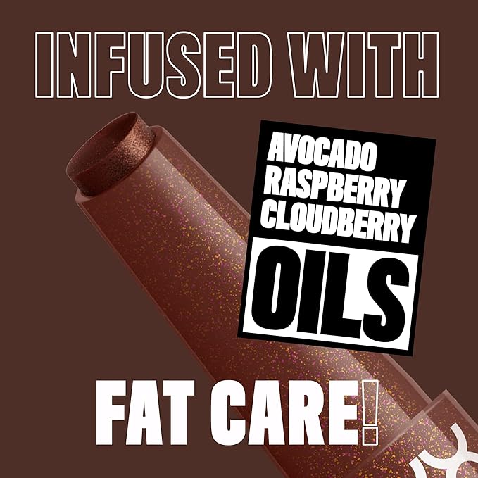 NYX PROFESSIONAL MAKEUP Fat Oil Slick Click, Lightweight, Buildable, Pigmented Vegan Lip Balm - Trending Topic