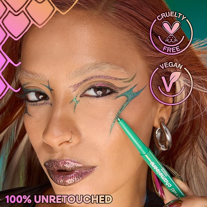 wet n wild Chameleon Chrome Eyeliner, Waterproof and Smudge-Proof, Multichrome Color Shift, Long-Lasting 18-Hour Wear, Cruelty-Free & Vegan - Superstar Suit
