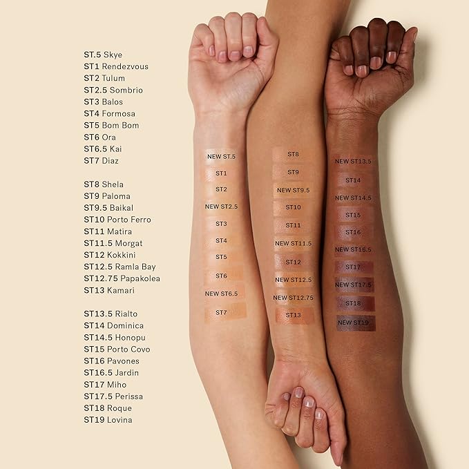 ILIA - Super Serum Skin Tint SPF 40 | Non-Comedogenic, Vegan, Lightweight to Help Against Blue Light, + Pollution while Hydrating, Smoothing, + Refining (Roque ST18, 1 fl oz | 30 ml)