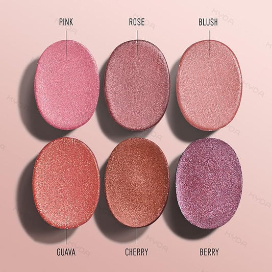 KYDA Mineral Color Balm, SPF 35, Creamy Blendable Color for Lips&Cheeks, Buildable Shimmer Finish, Lightweight Formula, Multiuse Makeup Stick, PINK