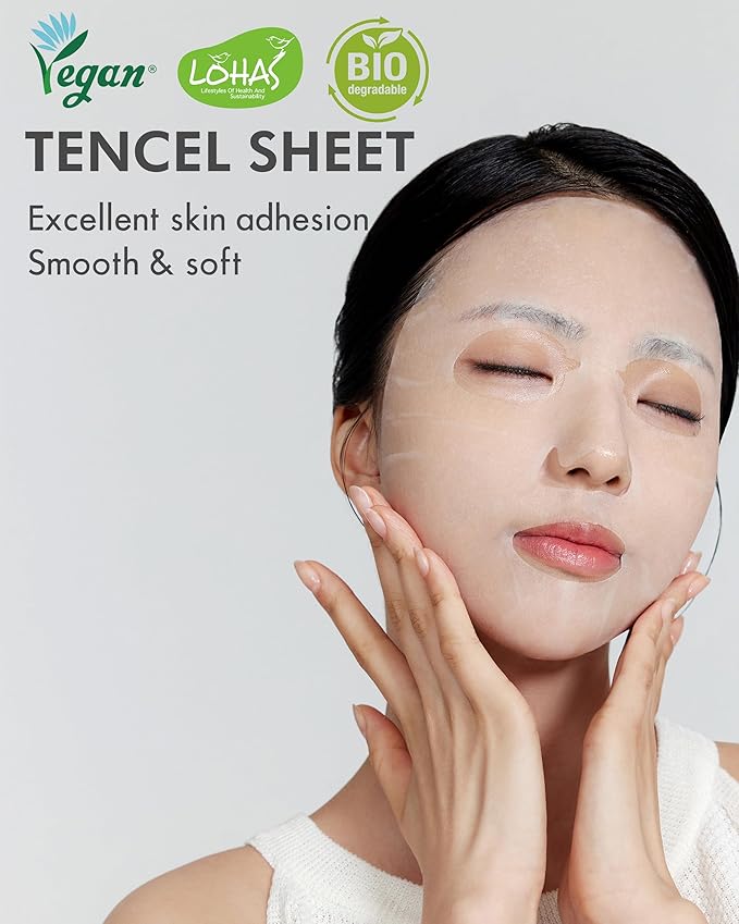 DERMAL Seoul Face Teatree 3X Daily Quick Mask 36 Sheet β Korean Skincare Vegan Tencel Facial Masks - Calming, Soothing, Blemish Control Face Mask Sheets with Heartleaf Extract, Lactobacillus