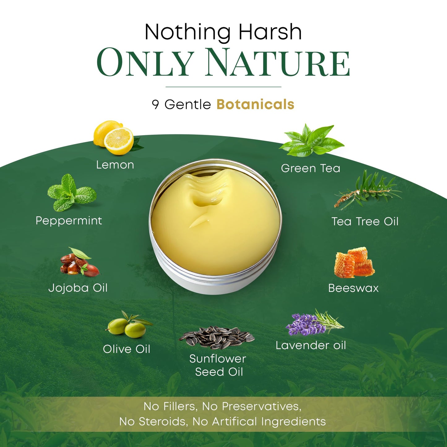 Chamuel Tea Tree Oil Balm - All Natural | Great Cream for Soothing Eczema, Psoriasis, Rashes, Jock Itch, Insect Bites, Folliculitis, Acne, Itches, Cracked Heels, Cuticles, Saddle Sores & more!