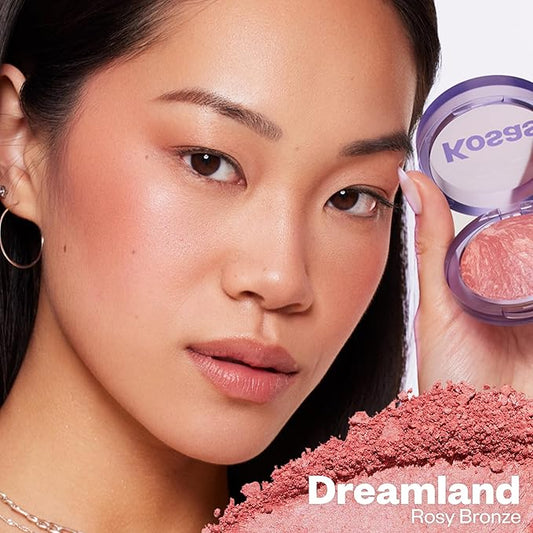 Kosas Blush is Life βTalc-Free Dimensional Blush Baked with Squalane & Hyaluronic Acid β Long Wear, Safe for Sensitive Skin- Dreamland