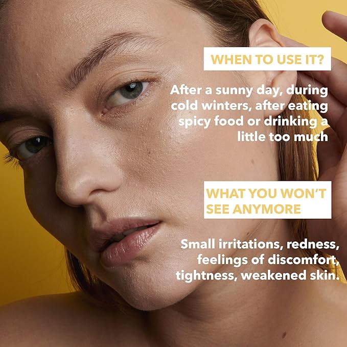 Trésor Solaire - Soothing Facial Sheet Mask - Soothing & Strengthening - With Vitamin E & Arnica - Brightening, Firming & Revitalizing - Multi-Active Serum Formula - 1 Pack