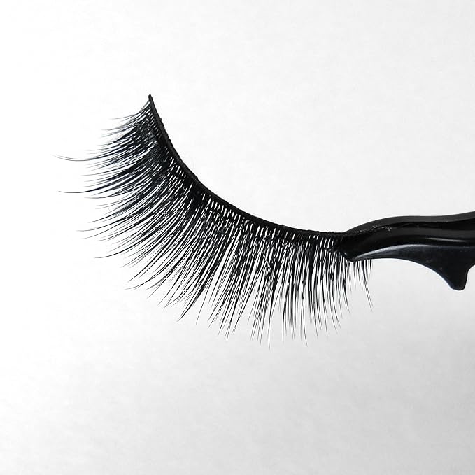 MissamΓ© DIVA Deluxe Beauty False Eyelashes Set Handmade with Premium Synthetic Fibers, Black, 1 Pair