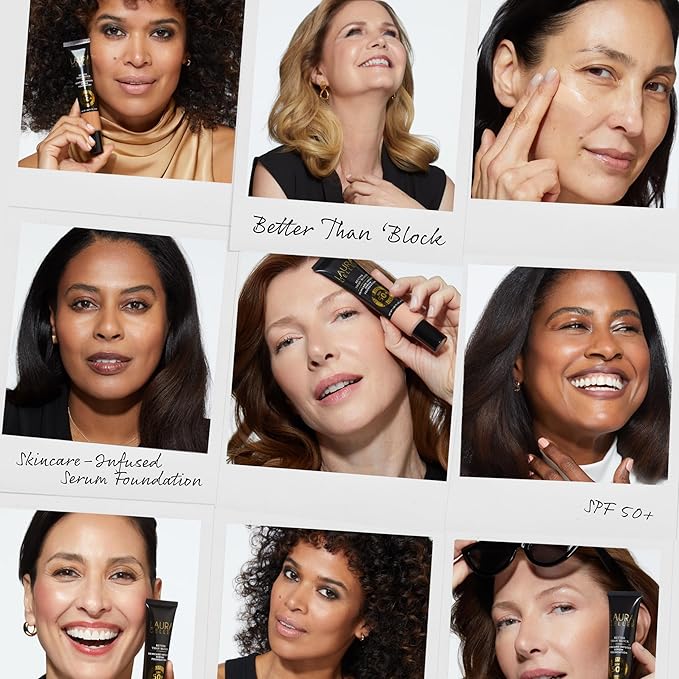 LAURA GELLER NEW YORK Better Than βBlock Skincare-Infused Serum Foundation with Broad Spectrum SPF 50+, Sand