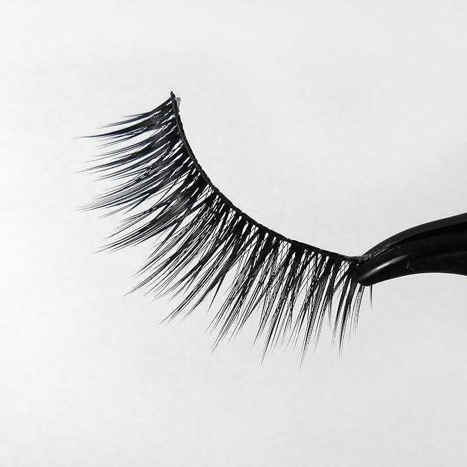 MissamΓ© FLIRT Deluxe Party False Eyelashes Set Handmade with Premium Synthetic Fibers, Black, 3 Pairs