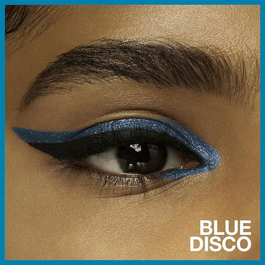 MAYBELLINE Tattoo Studio Sharpenable Eyeliner Pencil, 36 Hour Wear, Waterproof, Blue Disco, 1 Count