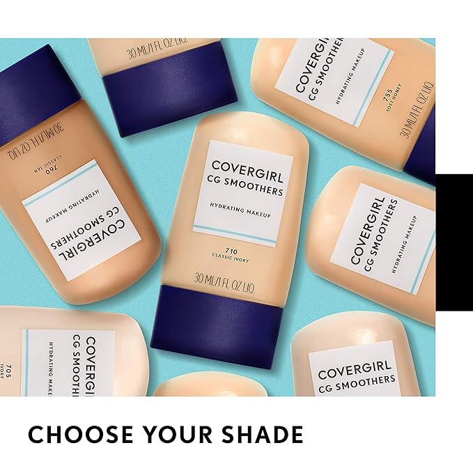 COVERGIRL Smoothers Hydrating Makeup Classic Beige, 1 oz (packaging may vary)