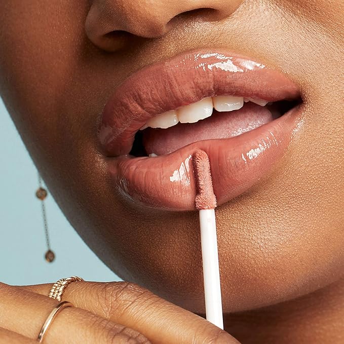 e.l.f. Lip Lacquer Moisturizing, Shiny, Non-Sticky, Long Lasting, Provides Maximum Color, Glides On, Moody, 0.08 Fl Oz (Pack of 2)