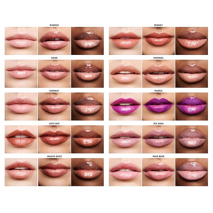 e.l.f., Lip Lacquer, Moisturizing, Shiny, Non-Sticky, Long Lasting, Provides Maximum Color, Glides On, Bubbles, 0.08 Fl Oz (Pack of 2)