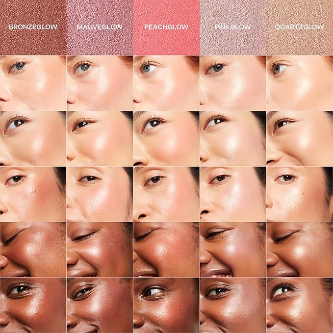 Saie Glow Sculpt Multi-Use Highlighter + Cream Blush - Lightweight with Hyaluronic Acid + Micropearl for Radiant, Glowing Skin - Pinkglow (.02 oz)