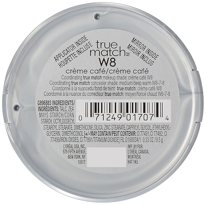 L'Oreal True Match Super-Blendable Powder (Warm) W8 Creme CafΓ©