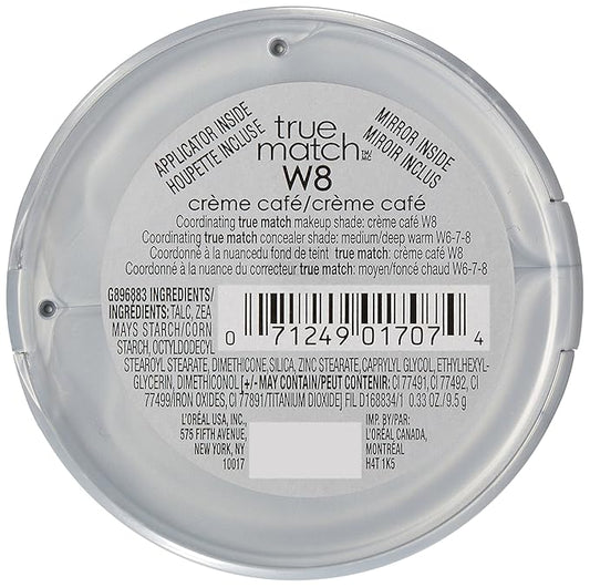 L'OrΓ©al Paris True Match Super-Blendable Powder, Creme Cafe, 0.33 oz.