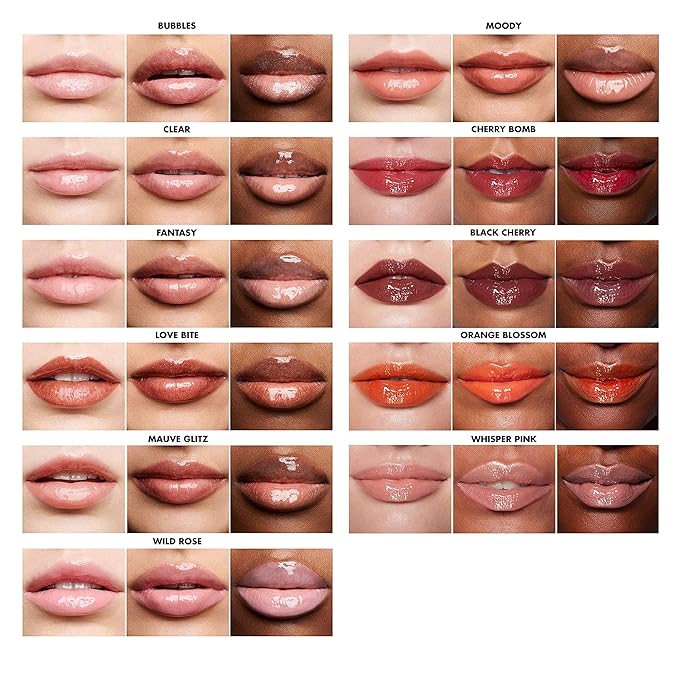 e.l.f. Lip Lacquer, Moisturizing, Shiny, Non-Sticky & Long Lasting, Provides Maximum Color & Glides On, Vegan & Cruelty-Free, Wild Rose, 0.08 Fl Oz (Pack of 2)