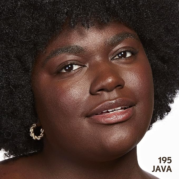 COVERGIRL Clean Invisible Foundation Makeup, Dewy & Glowy Natural Finish, Buildable Coverage, Skin-Like Smooth Look, Vegan, Java, 1oz