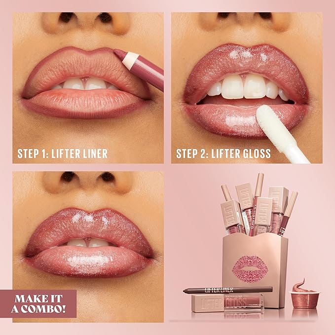 Maybelline Lifter Liner Lip Liner Pencil with Hyaluronic Acid, Line Leader, 1 Count