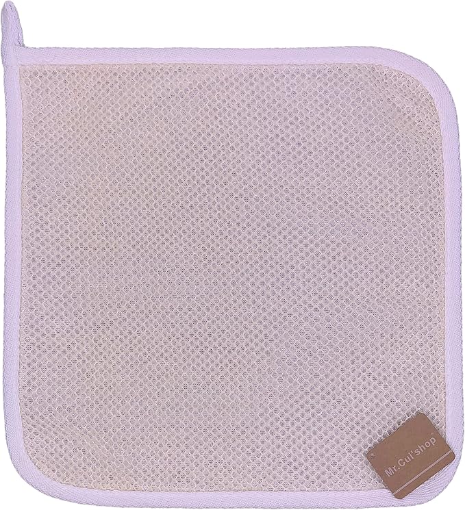 4 pcs/set 2 Soft Weave Home Spa Exfoliating Face and Body Wash Cloths, Dual-Textured for Shower & 2 Bath Spa Puff Scrubber Ball - Remove Dead Skin - Great for Skin Care in the Bath - Rich Foams Bubble