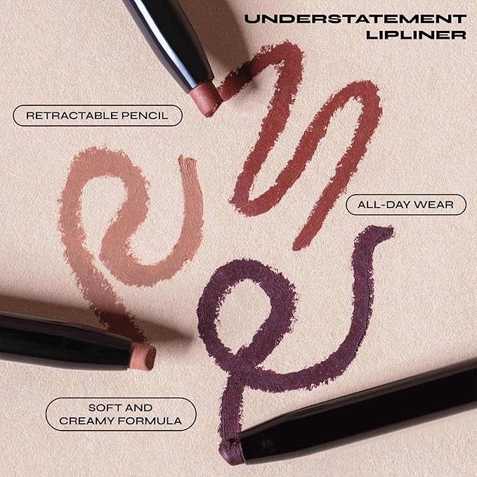 Milani Stay Put Longwear Liquid Lipstick Unhinged + Understatement Lipliner Pencil - Highly Pigmented Retractable Soft Lip Liner Pencil + Keep It Full Nourishing Lip Plumper - Moonlight