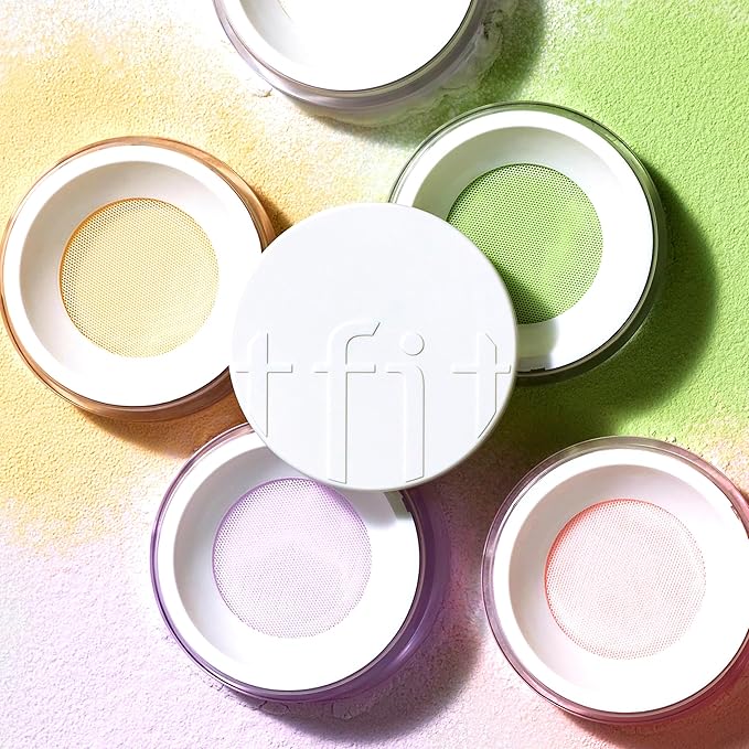 Translucent Set Finishing Powder - Sebum Control Face Loose Powder, Matte & Silky Finish, Lightweight, Long-lasting, Korean Makeup, 0.24 Oz. (02 Skin Beige, 0.24 Oz.)