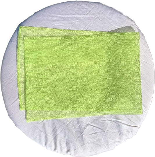 2 pcs/Set Long Home Sauna Spa Exfoliating Nylon Bath Cloth/Towel - Body Back Scrubber - Magic Shower Washcloth for Body - Shower Scrubber - Remove Dead Skin - Great for Skin Care in The Bath