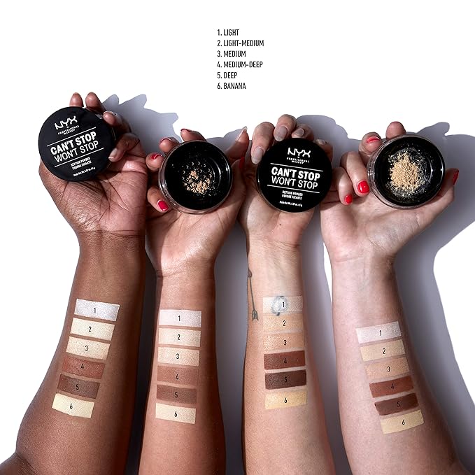 NYX PROFESSIONAL MAKEUP Can't Stop Won't Stop Loose Setting Powder - Deep