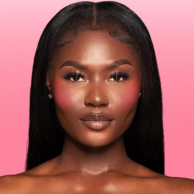 Juvia's Place Blushed Liquid BlushLighter Pink Lady Glow - Liquid Blush for Cheeks with Luminous Glow, Long-Wearing, Buildable & Highly-Pigmented Makeup Blush, Easy to Blend Blush