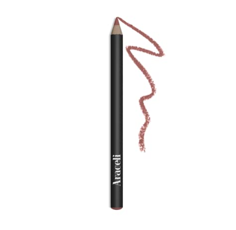 Araceli Beauty Lip Liner Pencil – Highly Pigmented Lip Liner for Precise Definition & Full Coverage – Smooth, Creamy Formula for All-Day Wear (Dama)