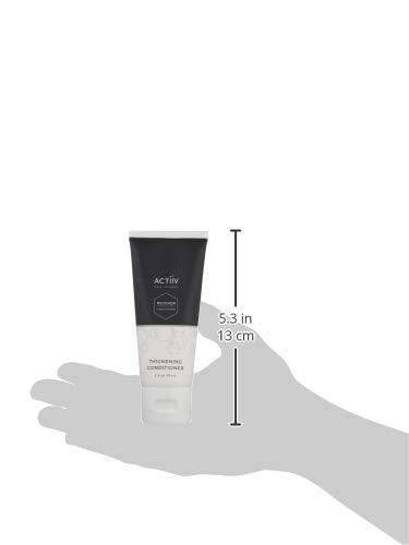ACTIIV Recover Thickening Conditioner (Unisex) | Supports Optimal Hair Care and Recovery, Strengthens & Hydrates, Promotes Thicker Fuller Hair, Plant-Based, Color-Safe, All Hair Types, 80 mL / 2.7 oz