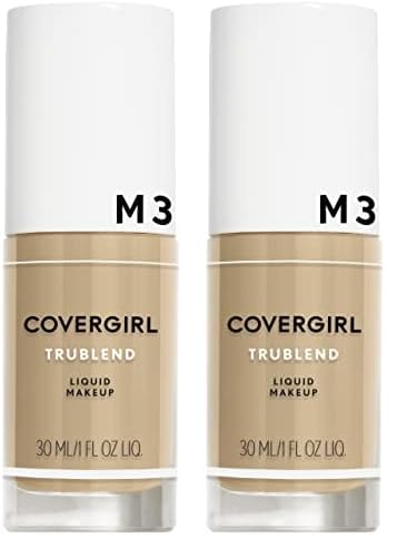 Covergirl Trublend Liquid Foundation, M3 Golden Beige, 1 Fl Oz (Packaging May Vary) (Pack of 2)