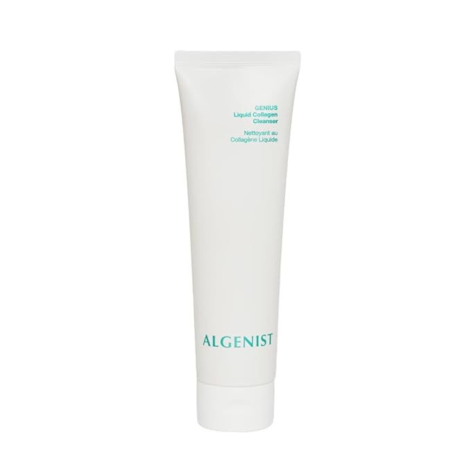 Algenist GENIUS Liquid Collagen Foaming Facial Cleanser - Hydrating Face Wash & Makeup Remover with Alguronic Acid and Microalgae Oil to Nourish & Restore Skin's Radiance (150ml)
