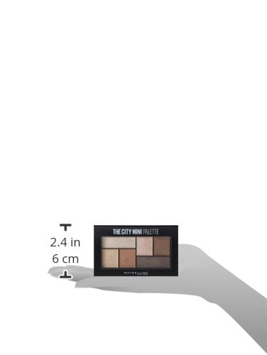 Maybelline New York Makeup The City Mini Eyeshadow Palette, Rooftop Bronzes Neutral Eyeshadow, 0.14 oz