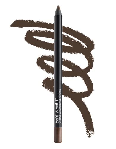 wet n wild Eyeliner Pencil On Edge Longwearing Matte Eye Liner, Long Lasting, Smudge Proof, Fade Resistant, Highly Pigmented, Creamy Smooth Soft Gliding, Dark Brown,Wooden You Know (Pack of 4)