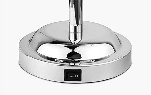 Mia Beauty Vanity Mirror 10x 1x Magnification Double-Sided Cordless LED Lighted Beautiful Polished Silver Chrome Finish for Women, Hair Stylists, Cosmetologists, Teens, Bathroom, Table Top