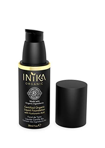 INIKA Organic Toffee Liquid Foundation, 1.01 OZ