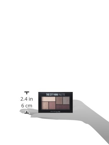 Maybelline New York Makeup The City Mini Eyeshadow Palette, Chill Brunch Neutrals Eyeshadow, 0.14 oz