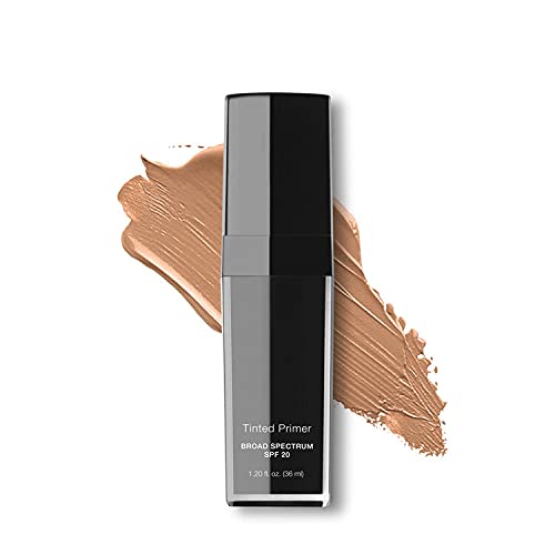 Beauty Deals Tinted Face Primer Broad Spectrum SPF 20 Hydrates Smooths and Protects Skin (Medium/Deep)