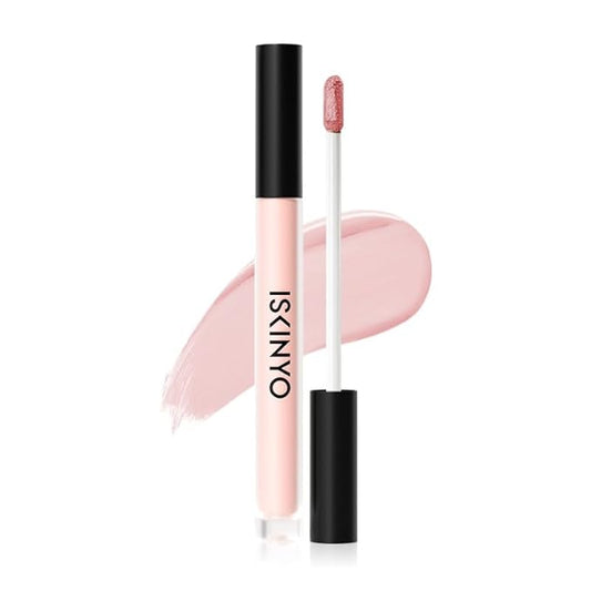 1PC Iskinyo Liquid Highlighter Contour Blusher Concealer Color Corrector, Stay Long Lasting Moisturizing Liquid Makeup Facial Highlighter, Create 3D Makeup (03#, 2.8g)