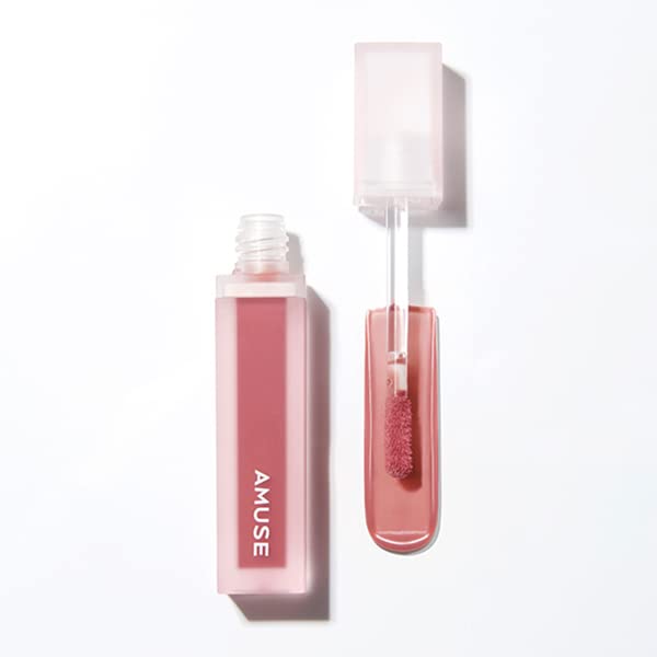 Amuse SEOUL DEW VELVET TINT 10 ROSE BOKSOONGA | Nude matte peach | Velvety, matte, moisturizing, long-lasting color, transfer proof, vegan