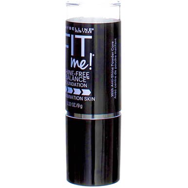 Maybelline New York Fit Me Shine Free Stick Foundation, Porcelain [110] 0.32 Ounce