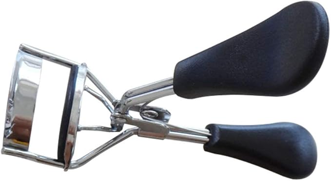 Black Portable Eyelash Curler - Crimps and Curls Lashes for Perfect,Portable Eyelash Curler Maker Eye Lashes Clip Women Beauty Cosmetic Tool Gift,Makeup Brushes and Tools