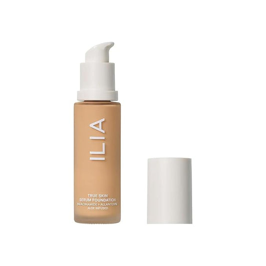 ILIA - True Skin Serum Foundation | Non-comedogenic, Cruelty-Free, Vegan, Weightless Feel, Buildable Coverage, Safe For Sensitive Skin (Kunoy SF4.5)